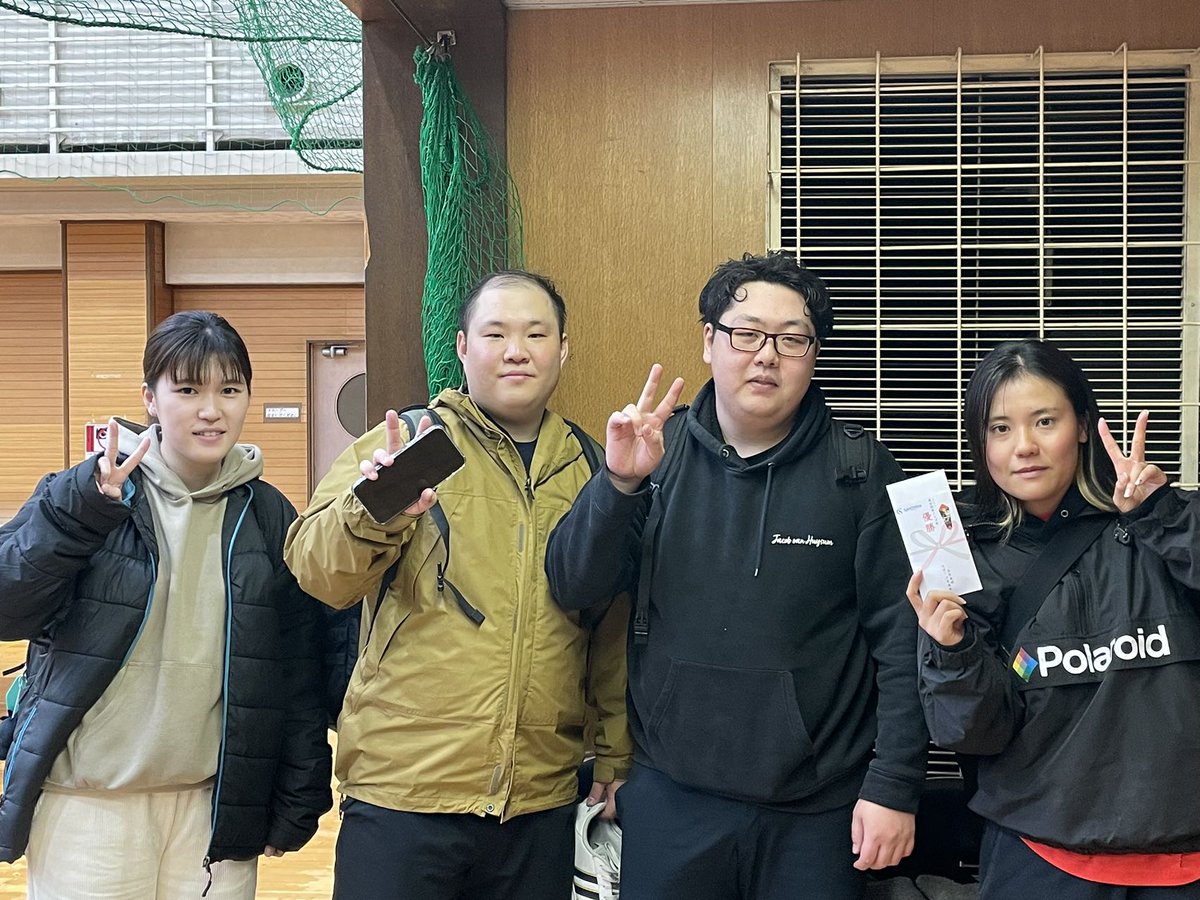 jctk2022's tweet photo. 【JCI団体戦・試合結果】
参加の皆さん、お疲れ様でした^ - ^

2024/12/15(日)
リーグ1：東雄クラブ
リーグ2：ねこぱんち

2024/12/14(土)
優勝：チーム伊藤

▼次回01/05(日)JCI団体戦▼
https://t.co/kYBK7Rh9Qg

@spinonlineworld
#SpinOnline
#スピンオンライン
#日中杯
#JCI
#JCI混合団体クラブ杯 https://t.co/asnKpnFSjJ