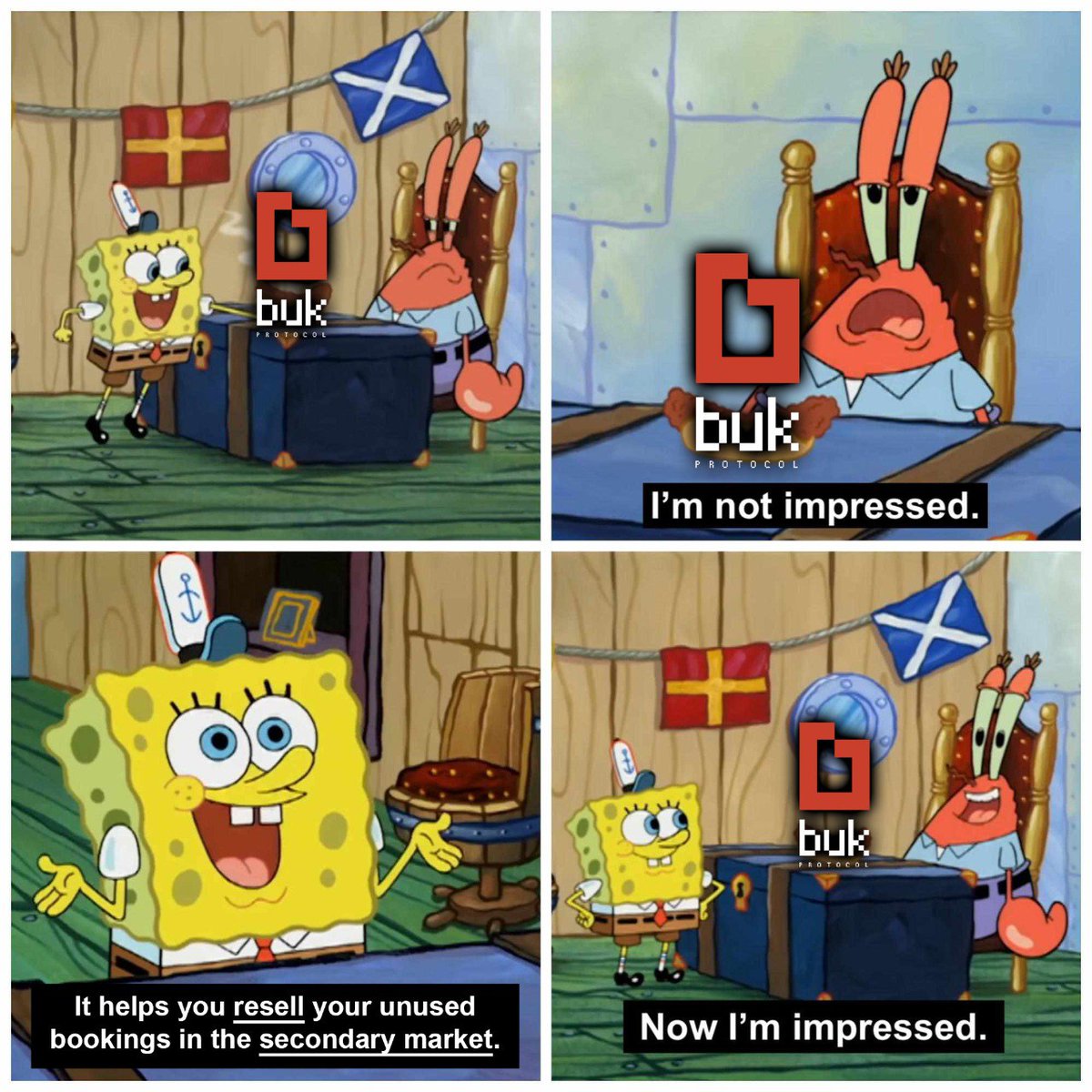 BukProtocol's tweet image. Missed trips don’t mean missed opportunities.🌍🛏️

With @BukProtocol, unused bookings aren’t wasted — they’re resold on the secondary market.

Travel smart. Earn smarter😎
#BukProtocol #Web3Travel