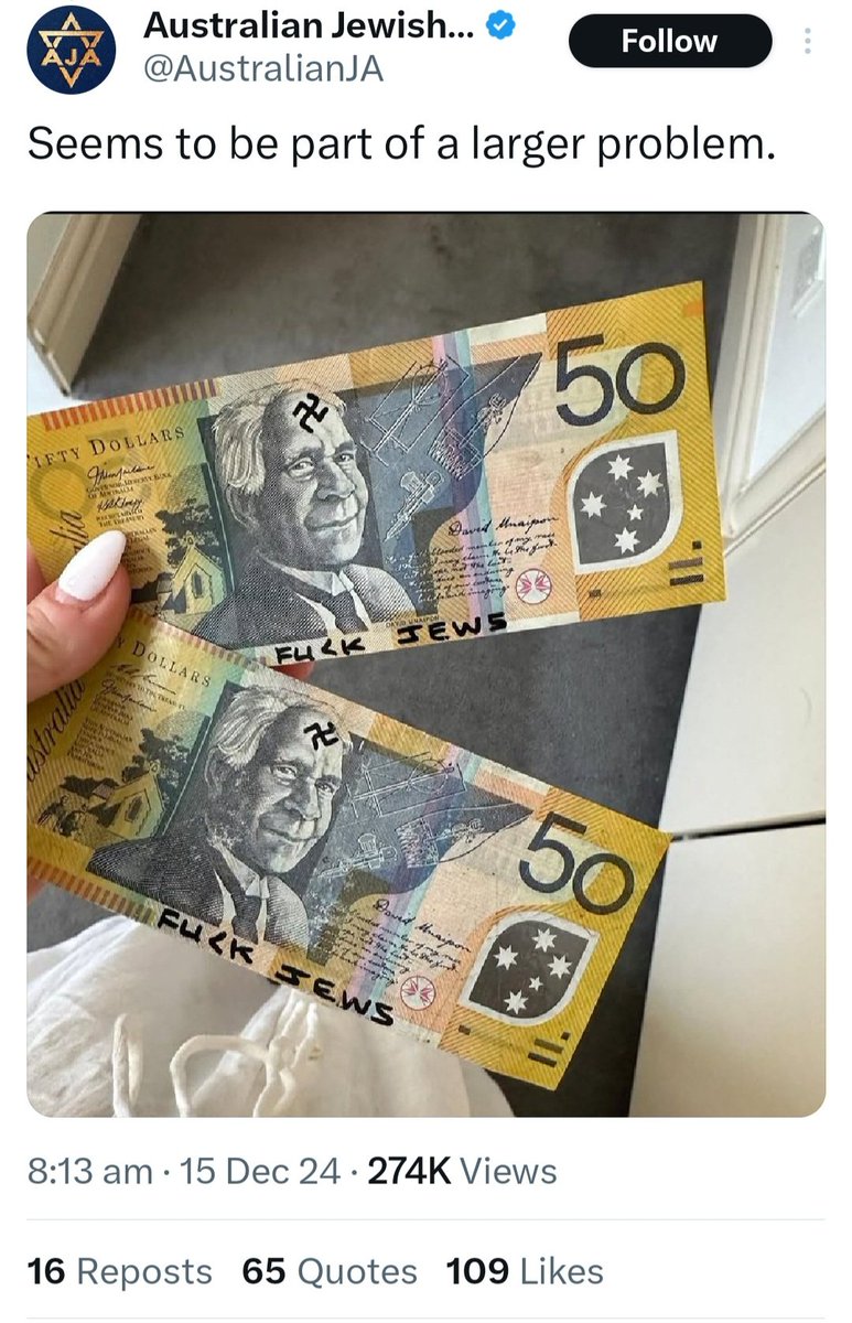 JustJul77588855's tweet image. Clearly photo shopped &amp;amp; also came with a community note. This reeks of desperation because your disgusting comment went viral. You&apos;re clearly trying to bring a government down when, in fact, it&apos;s your organisation that is causing antisemitism to rise. You have no shame