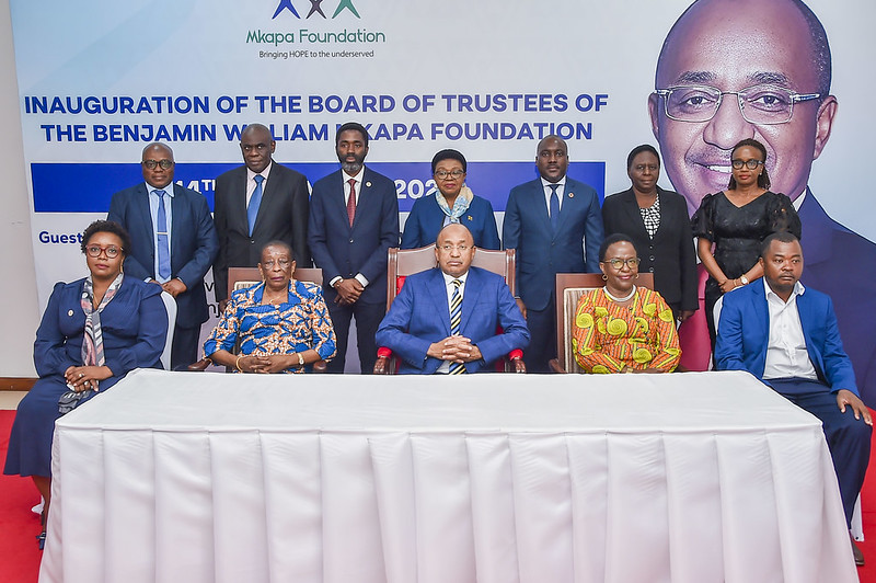 SenkoroDr's tweet photo. Y'day, we witnessed the formal inauguration of the Board of Trustees of @MkapaFoundation graced by our Settlor, HE.Dr.Hussein A.Mwinyi,President of Zanzibar and Chairman of Revolutionary Council. 
As a Board Secretary, I continue appreciating the firm pillar of a good governance framework that has been deliberately built &cemented since inception of this institution in 2006.The Board has been instrumental on top-level decision making, ensured accountability & transparency, & moreover strengthened stakeholders' trust in all our work. The Board succesion plan has been smoothly executed.
Thanks 2 the outgoing Board members under the Chair- Dr. Adeline Kimambo, for their immense support that registered historical milestones of BMF. I heartily welcome the newly appointed  Board of Trustees under the Chairperson- Hon. @Amb_Mulamula . We are eager to achieve institutional goals that impact many lives in Tanzania and beyond.

@SteveKisakye @amour_maryam @wizara_afyatz @mohznz1 @IrlEmbTanzania @USAIDTanzania @GlobalFund @TheCitizenTz
