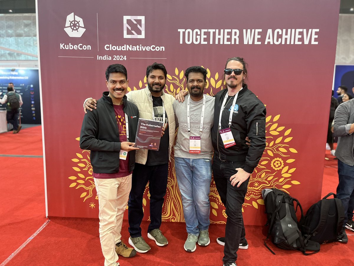 _gauravgahlot's tweet image. I had a great time at #KubeConIndia.🥳 Some amazing conversations and life long connections. 🙌

Thank you for the wonderful gift @iamgineesh . I’m sure the book is gonna open many more successful chapters for you. 🤞🫰