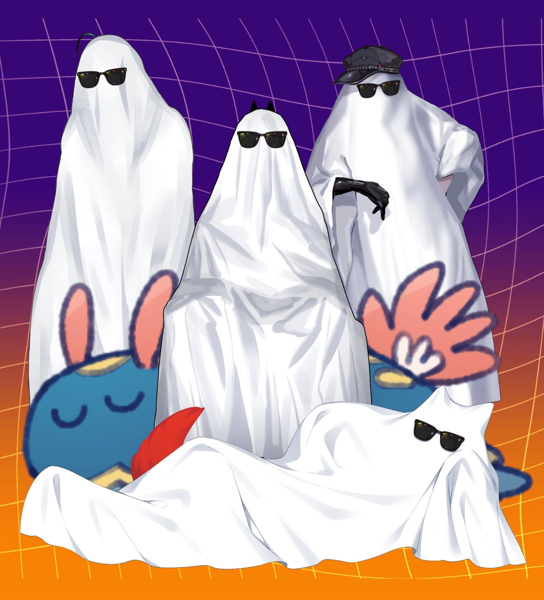 mekopunch's tweet photo. ハロウィニアの立ち絵合わせ見て https://t.co/iaIescJEKh