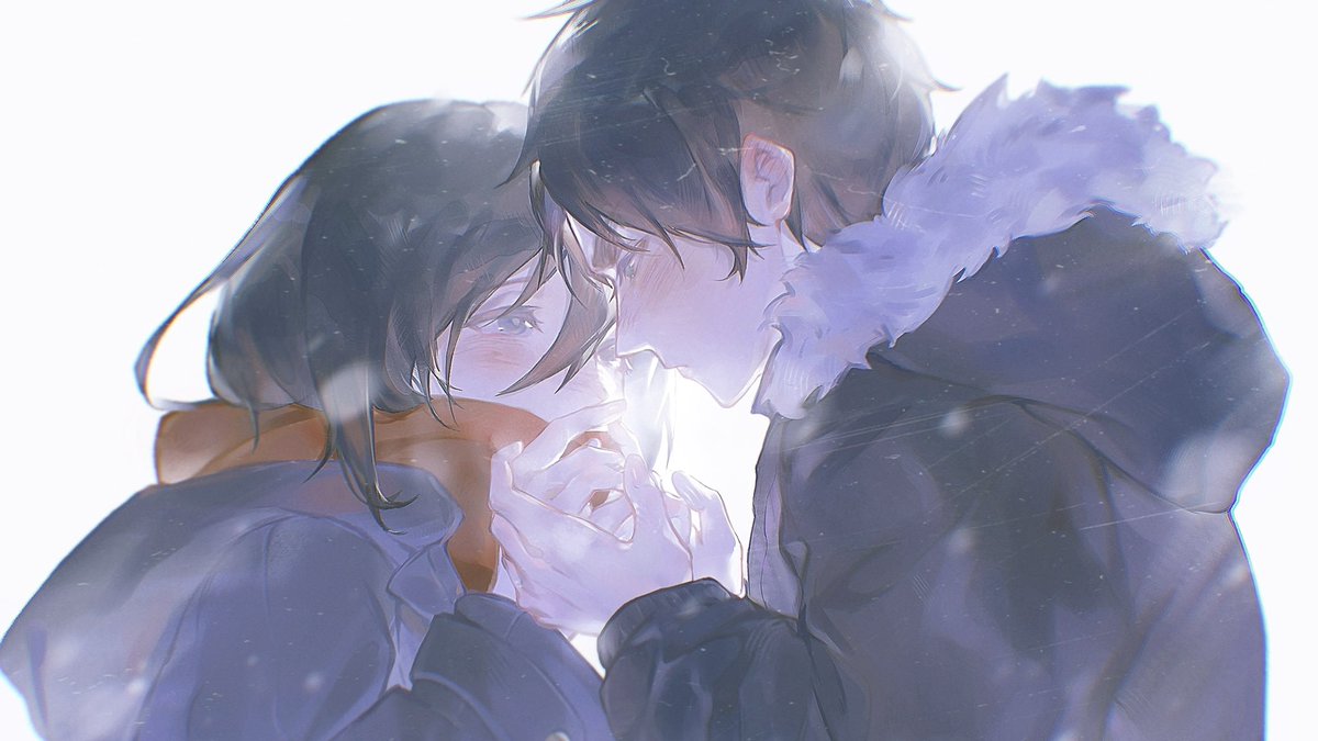bloody_meowmeow's tweet photo. 热气氤氲的瞬间
#eremika #aot #艾笠 https://t.co/i5gU4TzAjV
