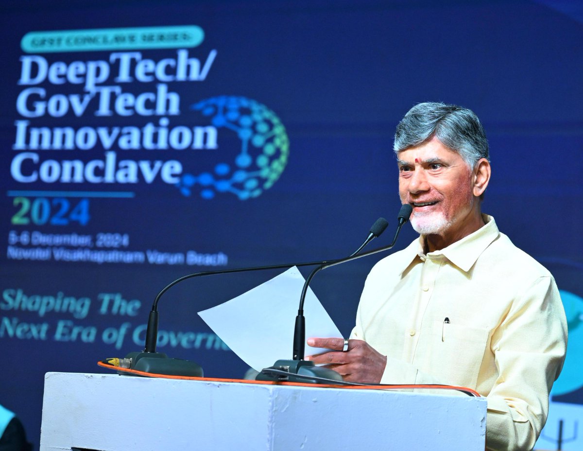 gfst_official's tweet photo. GFST's latest Chief Patron conclave series - DeepTech GovTech Innovation Conclave led by Shri @ncbn garu added one more milestone in our docket.

Many more conclave series in the roadmap! 

Coming Soon....!

#innovation #deeptech #govtech #SwarnaAndhra2047 #ViksitBharat2047 https://t.co/bbN4VrEjxr