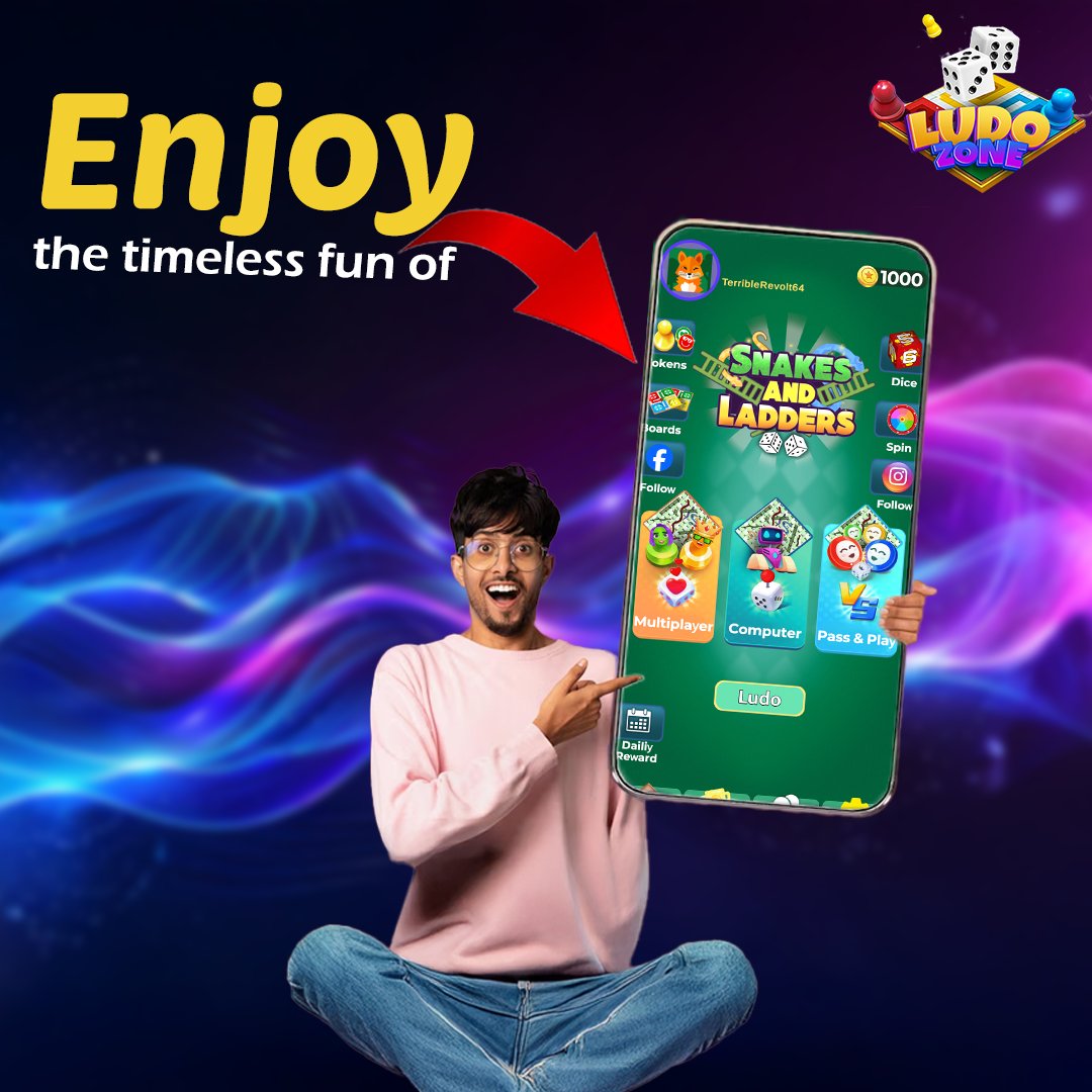 GamencialGame's tweet image. 🎲🐍 Experience the joy of rolling the dice and climbing to victory! ✨ Relive childhood memories with the timeless fun of Snake &amp;amp; Ladder – where every roll brings excitement and surprises.

#SnakeAndLadder #FamilyFun #RollTheDice #TimelessFun #LudoZone #GamingPlatform