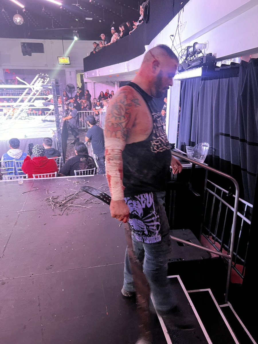 LarryL3g3nd3's tweet photo. A GODDAMNED WAR!!! 

@sVnWrestling @BobbyBeverly #AlexColon #KOTDM https://t.co/vQ4bV9vEJa