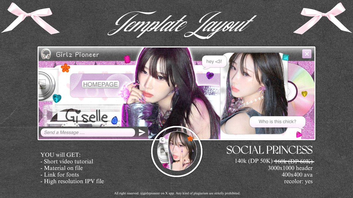 help repost? thx 💖

☆ CLEARANCE SALE ☆ selling these layout templates for only 140K/each! All folders included tutorials and HD materials (on ipv file). Available for booking and DP 50k, please scroll down for more details, XOXO 🖤💋

t. #zonauang template layout cs ipv
