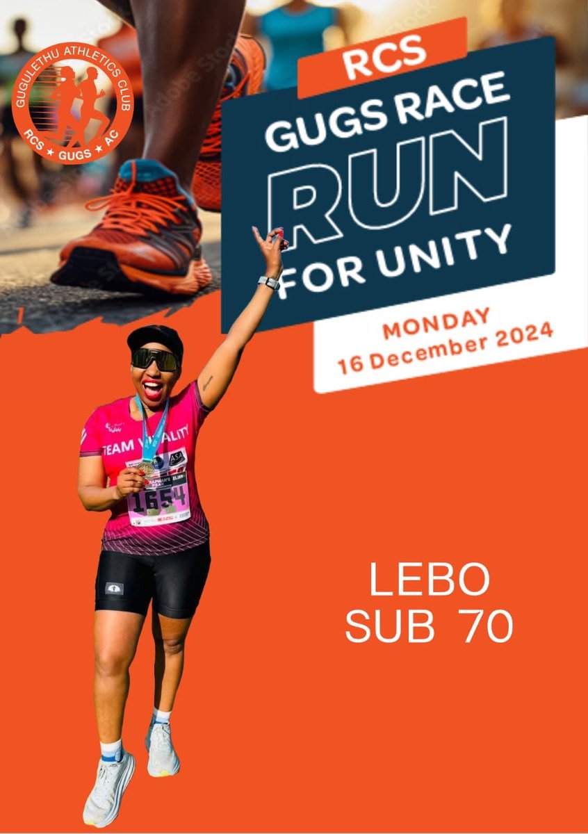 Devandy10's tweet image. Tomorrow Morning we are nationalising the streets of Gugulethu 🏃🏽♀️🥰🙌🏽 in song, vibes, handing out sweets for the kids, passing through historic landmark, ungasali!!
@gugsathletics @Vitality_SA 🧡🖤💖
#RunForUnity
#DayOfReconciliation
#IPaintedMyRun
#TrapnLos
#Dynamite