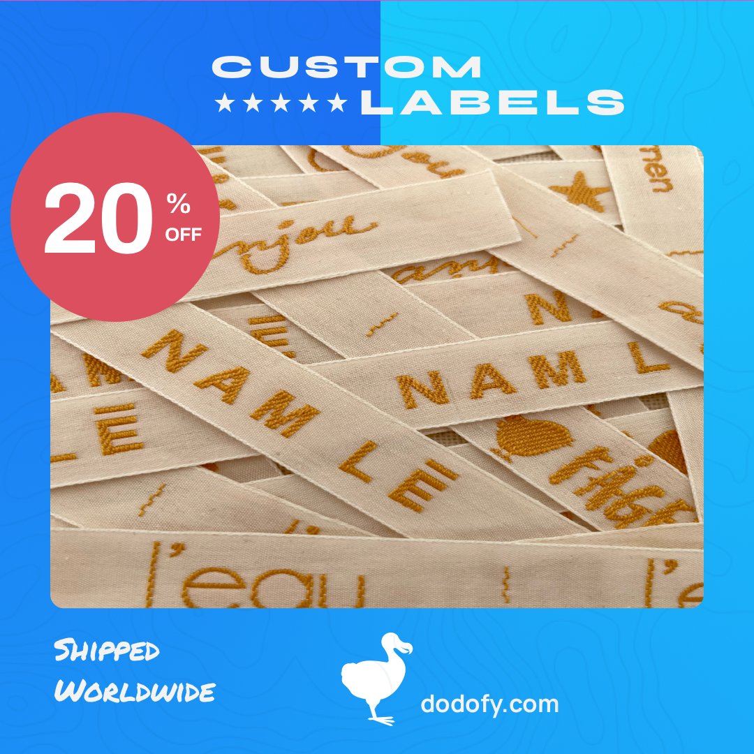 dodofy_com's tweet photo. Logo Labels - 48-Hour Special Offer! 🤩
Get 20% off your Logo Labels for the next 48 hours! 🎨

Create custom labels with your own logo or graphic, tailored to your needs. Cancel anytime during the process. 🥳

Use Discount Code: SAVE20LL

🛒 Order now: https://t.co/iLC6l5bjnt https://t.co/6jTEsO6qDY