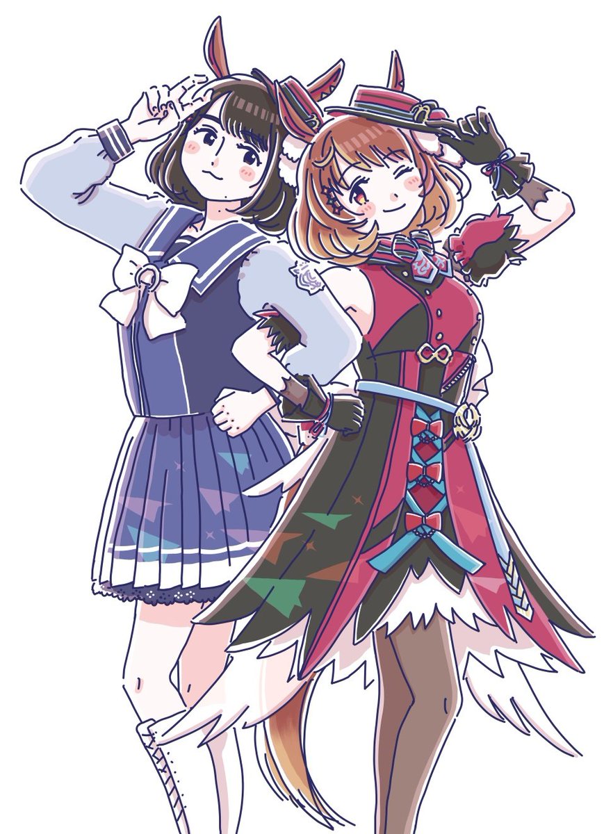 aikodesyoi's tweet photo. こちらの指出さんとフーちゃんを描かせていただきました！初出走おめでとうございます応援しております…！！🐎🐎このあともどなたにもすばらしい時間になりますように…楽しんで〜！！　#ウマ娘クルクル福岡公演 https://t.co/kzVwKGfuuW