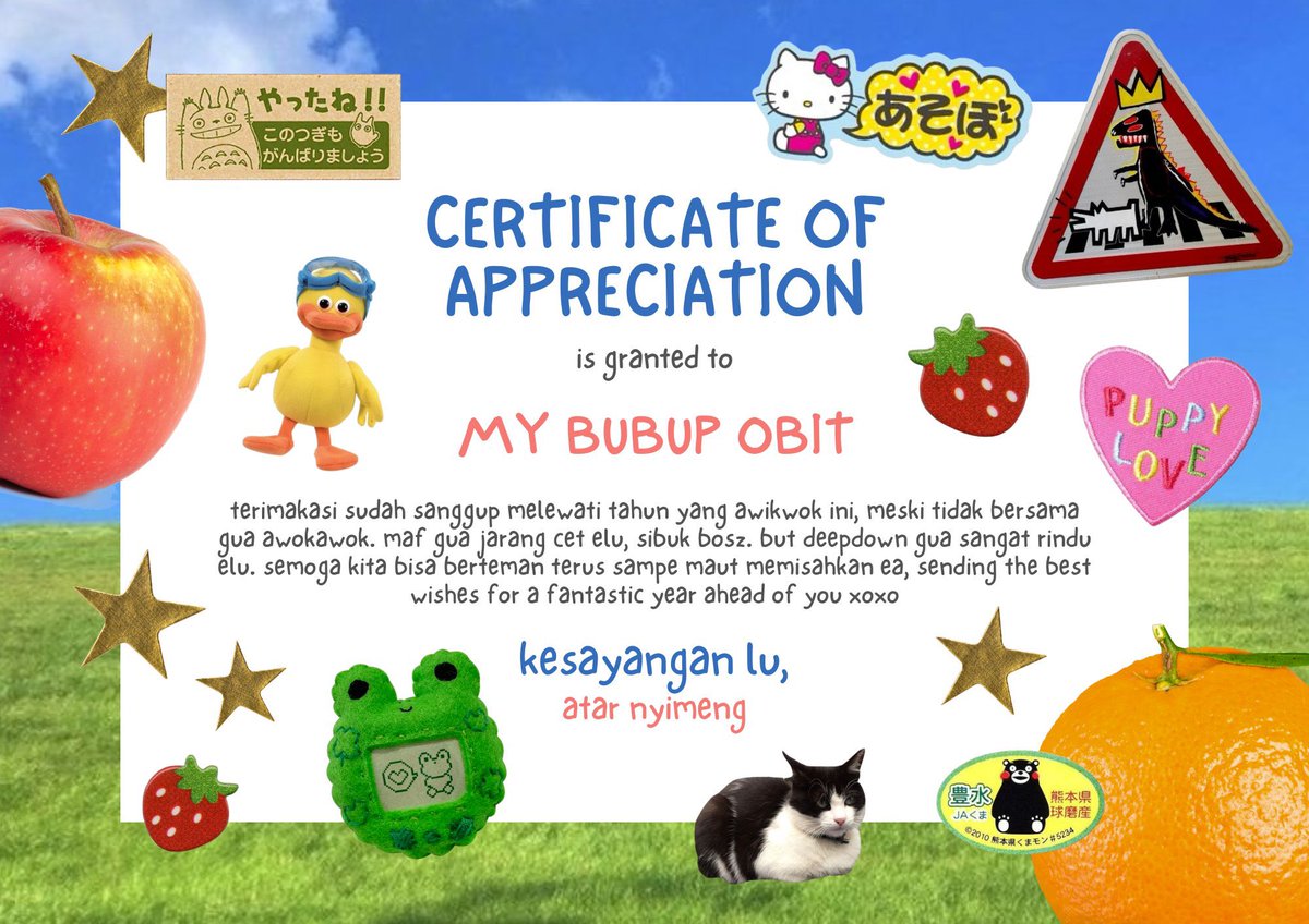 sertif 2 tahun berturut turut wkwk. maaf yg 2023 telat setahun baru gua post 🤣 makasih ye atar nyimeng <a href="/nyimenh/">atar</a>
