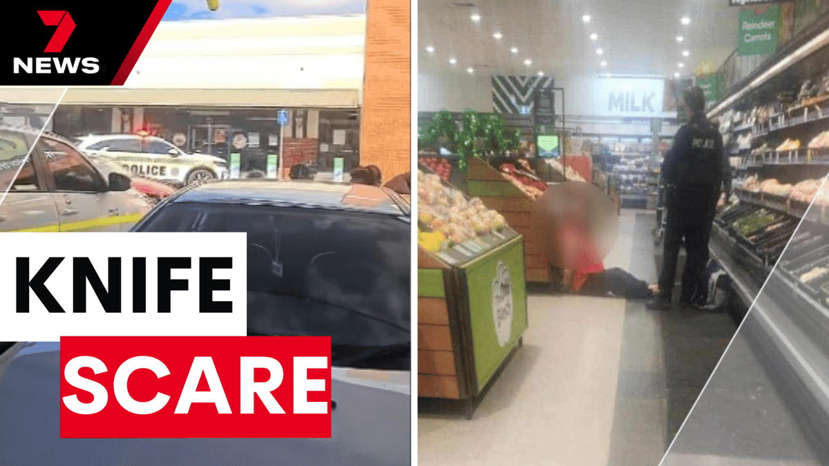 7NEWS Adelaide (@7newsadelaide) on Twitter photo A knife scare has forced the evacuation of a major supermarket at Gawler. Staff and shoppers were forced to flee the store when a man produced a weapon after he was asked to leave. youtu.be/iOd9OQTTwFE <a href="/msariovski/">Mitchell Sariovski</a> #7NEWS A knife scare has forced the evacuation of a major supermarket at Gawler. Staff and shoppers were forced to flee the store when a man produced a weapon after he was asked to leave. youtu.be/iOd9OQTTwFE <a href="/msariovski/">Mitchell Sariovski</a> #7NEWS