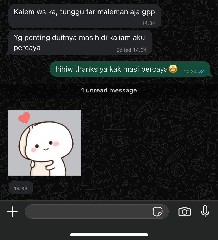 liamonilo's tweet image. terhura meskipun hiatusnya setahun lebih tapi masi percaya sama liamonilo🥹🫵🏻 mana uangnya banyak banget lagi, sehat sehat cust baik hati🐣