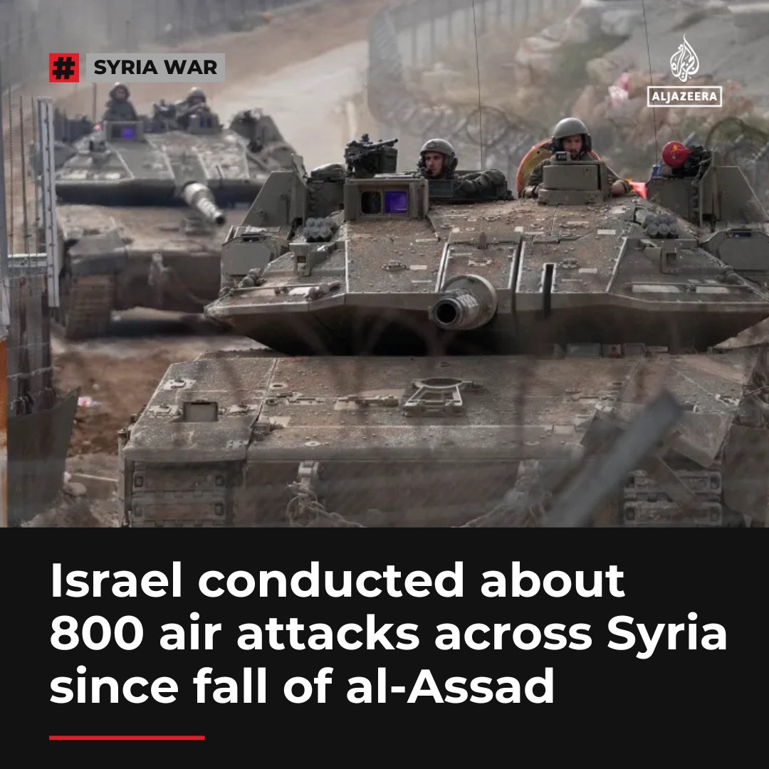 AJEnglish's tweet image. 'Israel started bombing Syria soon after the first hours of the fall of the al-Assad regime. The focus of Israeli air strikes is Damascus and its outskirts', reports Al Jazeera's @ResulSerdarAtas from Damascus, Syria.

🟥 Read report: aje.io/eqq1p5