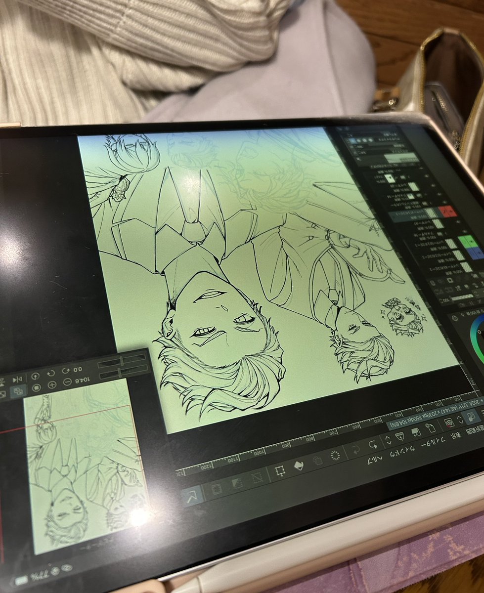 私がまだ食べ終わってなくてふぉろわーが暇潰しでおせべ描いてる 