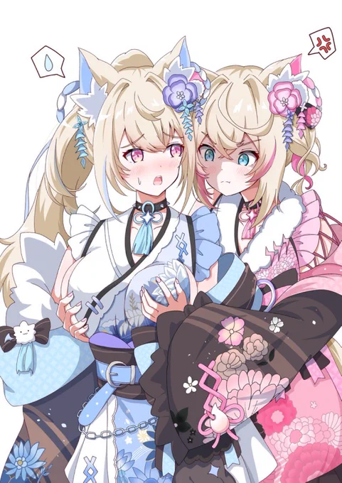 お正月に描いたふわもこちゃんでした! #残りわずかなので今年一番伸びた絵を貼る