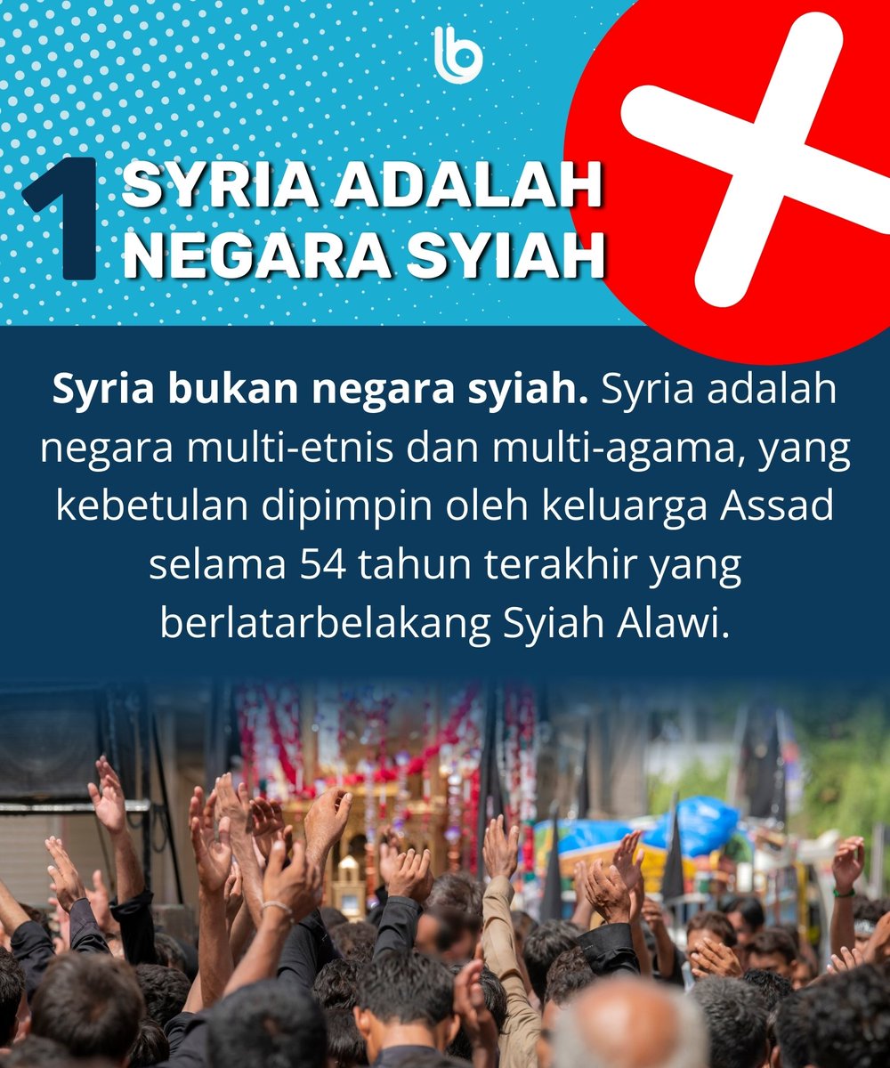 IBTimesID's tweet photo. Apa yang Sebenarnya Terjadi di Syria? 🤔 

Banyak yang kita dengar soal Syria, tapi apakah semuanya benar? 

Dari isu agama hingga geopolitik, yuk ungkap fakta di balik 7 mitos terbesar tentang negara ini, Sob! 

 #ibtimes #islammoderat #islamprogresif #islamberkemajuan #syria https://t.co/4EZu0pFJLA