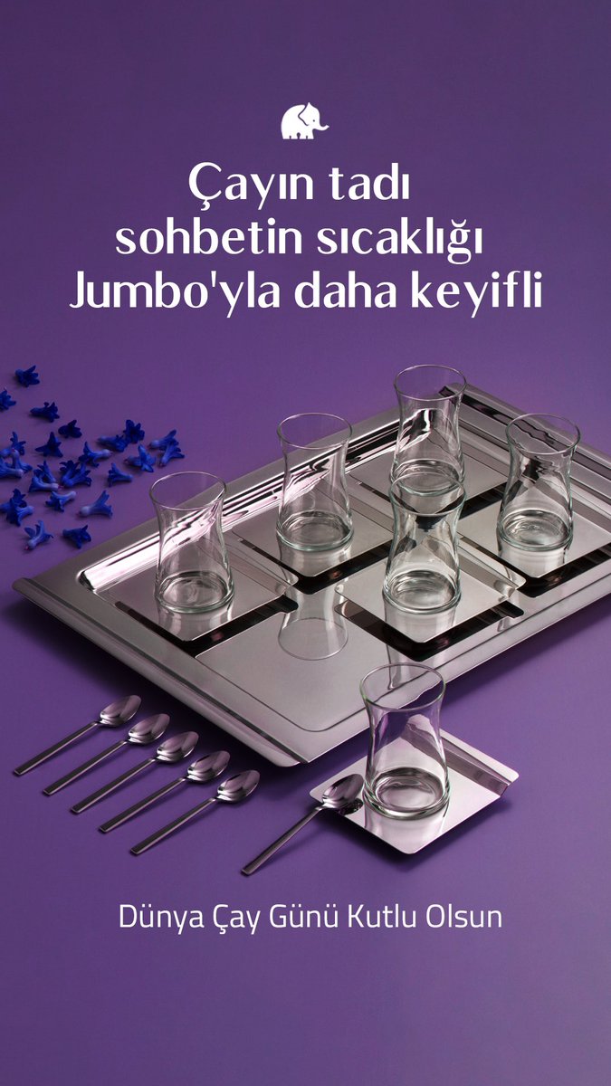 Çayın tadı, sohbetin sıcaklığı Jumbo’yla daha keyifli. 

Dünya Çay Günü kutlu olsun.