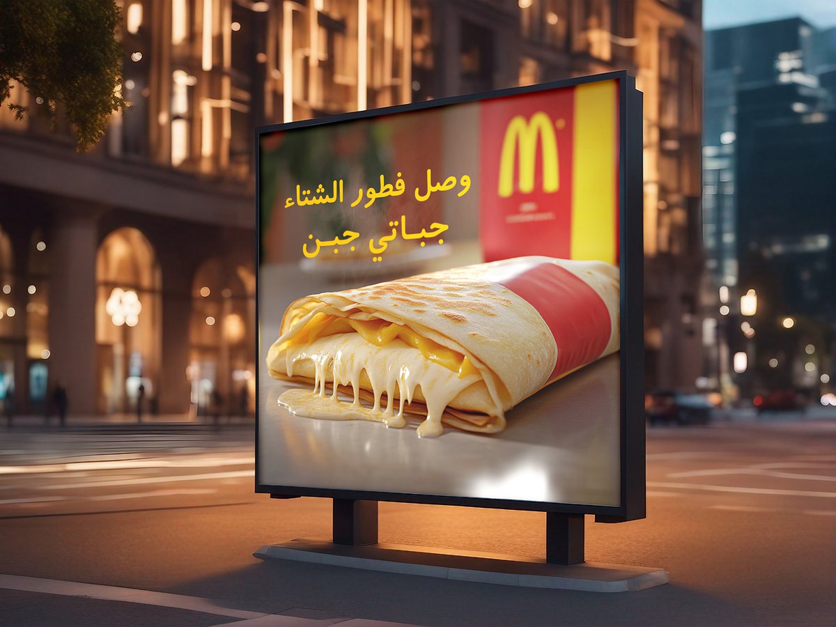 millon_design's tweet photo. تخيل برد الصبح، ويدك تمسك جباتي جبن حار يذوب قدامك 🤤🧀
فطور بسيط ودافئ، مقترح من إبداع Milllon Studio.
ماكدونالدز،
وش رايكم ؟ يستاهل يدخل قائمة الفطور عندهم 
#فطور_الشتاء #جباتي_جبن #Milllon_Studio #ماكدونالدز https://t.co/dBhCzbK86V