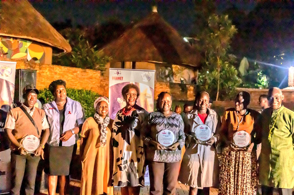Uganetlaw's tweet photo. THE AWARDS: 

In memory of Philly Bongole Lutaaya's fight to end stigma, we recognize these individuals who over the years have diligently strived to to end stigma and discrimination of PLHIV in Uganda with these Awards: 

A 🧵 
#PhillyLutaayaAwards
#PhillyLutaayaMemorialDinner https://t.co/yVEoGeSYLU