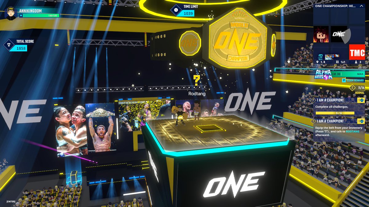 annikingdom's tweet photo. @TheSandboxSEA @ONEChampionship @TheSandboxGame https://t.co/1I7l5E1J8w