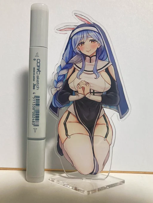 ぺこママのシスターアクスタが完成しましたとても綺麗な仕上がりで大満足です…冬コミで頒布予定です、冬コミでお会いしましょう!!#C105 #好きを形にトリニティ 
