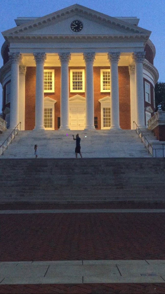 drseanmullen's tweet photo. Hey look what I was doing with my daughter before the Nazis marched on Charlottesville. ☮️ The digital timestamp on these had us there on August 12, 2017 but if memory serves, we left and they came a day later. Maybe I’m wrong.
#MastersOfMovement
#SpinningPoi #FlowArts https://t.co/fPBJ6kV2lJ