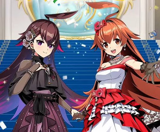 デュエプレフェスのキービジュアルイラストのルピコとダピコの新衣装が