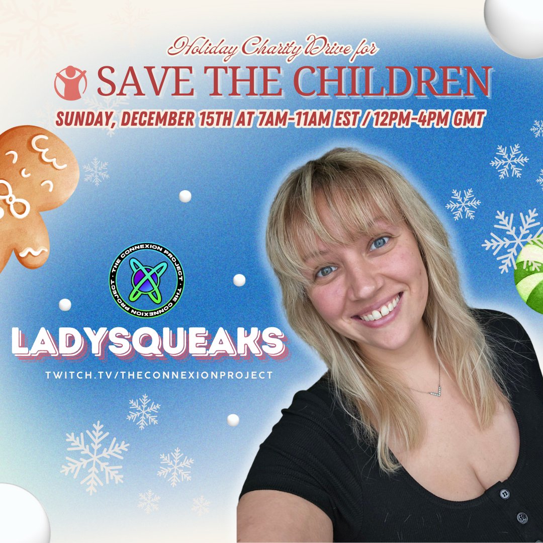The Connexion Project (@connexionproj) on Twitter photo A wild <a href="/ladysqueakss/">LadySqueaks</a> makes an appearance over on twitch.tv/theconnexionpr… !! We're on our final day of the train with over $5.9k raised for <a href="/SavetheChildren/">Save the Children US</a> !!! Come comeeeee A wild <a href="/ladysqueakss/">LadySqueaks</a> makes an appearance over on twitch.tv/theconnexionpr… !! We're on our final day of the train with over $5.9k raised for <a href="/SavetheChildren/">Save the Children US</a> !!! Come comeeeee