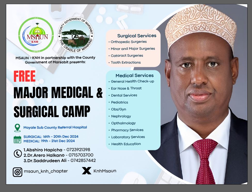 Department Of Health Services- Marsabit County (@healthmarsabit) on Twitter photo ๐ข ๐๐ฅ๐๐ ๐ ๐๐๐ข๐ฅ ๐ ๐๐๐๐๐๐ ๐๐ก๐ ๐ฆ๐จ๐ฅ๐๐๐๐๐ ๐๐๐ ๐ฃ ๐ฎ๐ ๐ ๐ผ๐๐ฎ๐น๐ฒ ๐ฆ๐๐ฏ-๐๐ผ๐๐ป๐๐ ๐ฅ๐ฒ๐ณ๐ฒ๐ฟ๐ฟ๐ฎ๐น ๐๐ผ๐๐ฝ๐ถ๐๐ฎ๐น! ๐ฅ
The County Government of Marsabit, through the Department of Health Services, in partnership with MSAUN-KNH, is excited to announce ๐ข ๐๐ฅ๐๐ ๐ ๐๐๐ข๐ฅ ๐ ๐๐๐๐๐๐ ๐๐ก๐ ๐ฆ๐จ๐ฅ๐๐๐๐๐ ๐๐๐ ๐ฃ ๐ฎ๐ ๐ ๐ผ๐๐ฎ๐น๐ฒ ๐ฆ๐๐ฏ-๐๐ผ๐๐ป๐๐ ๐ฅ๐ฒ๐ณ๐ฒ๐ฟ๐ฟ๐ฎ๐น ๐๐ผ๐๐ฝ๐ถ๐๐ฎ๐น! ๐ฅ
The County Government of Marsabit, through the Department of Health Services, in partnership with MSAUN-KNH, is excited to announce