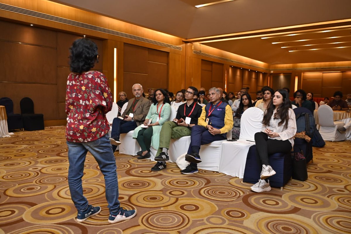 BlrLitFest's tweet photo. Today at #BlrLitFest, aspiring writers and screenwriters had the unique opportunity to pitch their ideas to the best in the industry at #LitMart and #ScreenLit.
We congratulate them for their hard work and inspiring pitches. And thank you to the jury who made this possible! https://t.co/0u5LjWuU7x
