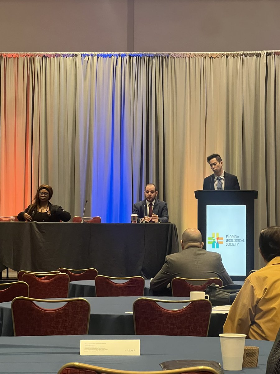Florida Urological Society (FUS) (@flaurological) on Twitter photo Debate 4 gets heated 🔥😂Obstructive Azoospermia in 36 yo male with a 36 yo wife. Spencer Liem from <a href="/MSMC_Miami_Uro/">Mount Sinai Miami Beach Urology</a> argues in favor for TURED while Ashley Gordon from <a href="/dsui_miami_uro/">Desai Sethi Urology Institute</a> counters in favor of IVF. Debate 4 gets heated 🔥😂Obstructive Azoospermia in 36 yo male with a 36 yo wife. Spencer Liem from <a href="/MSMC_Miami_Uro/">Mount Sinai Miami Beach Urology</a> argues in favor for TURED while Ashley Gordon from <a href="/dsui_miami_uro/">Desai Sethi Urology Institute</a> counters in favor of IVF.
