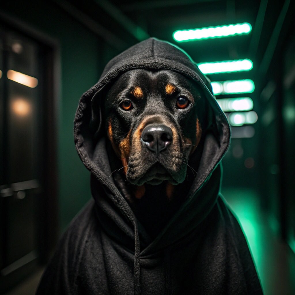 Rott_on_sol's tweet photo. @DicksonCrypto01 Woof from $ROTTY 🐶🦾 https://t.co/goQvkbURK5