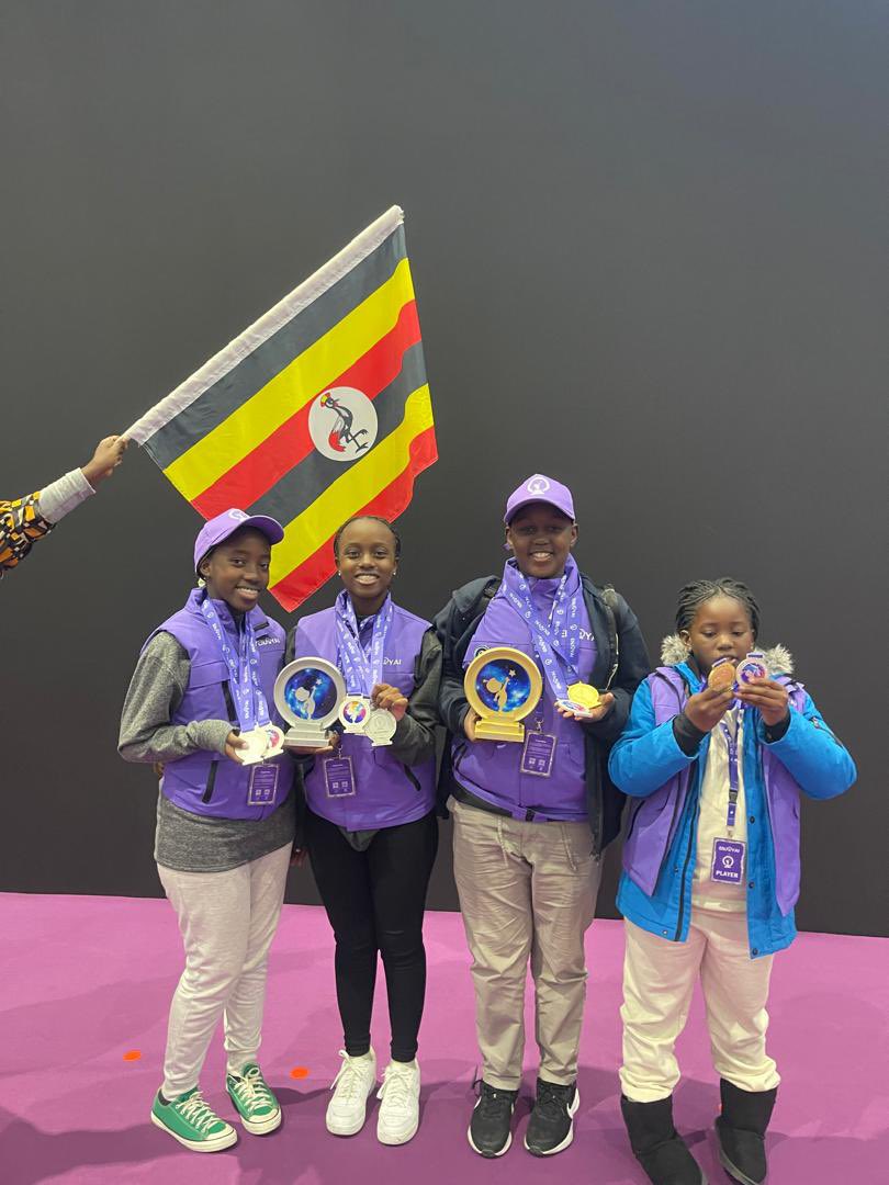 YoungEngneersUG's tweet image. BREAKING NEWS!
Uganda Shines in Shanghai, China🇨🇳🇺🇬
The Young Engineers Uganda team, currently in Shanghai, China for the AI competition, has made the nation proud by scooping not one, but TWO prestigious awards!
Congratulations to the team on winning the:
Dedication Award…