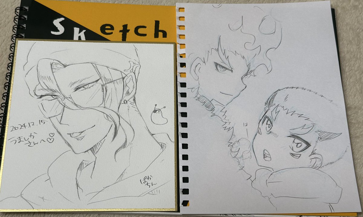 今日もたくさん絵をいただいたので自慢する✨✨✨
ふへへへへ羨ましかろ🫶🫶🫶眼福 