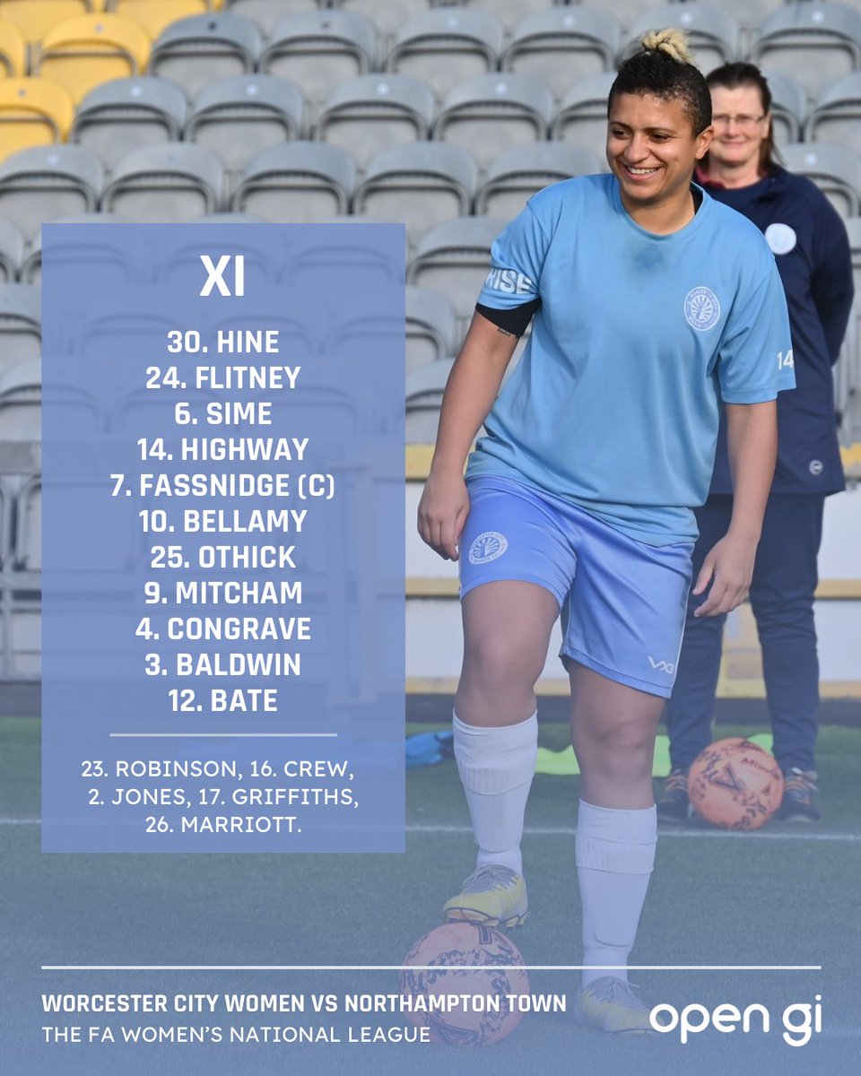 WCWomenFC's tweet photo. How we line up against the Cobblers 💪

#WCWFC #RISE https://t.co/g0ii4lnPzl