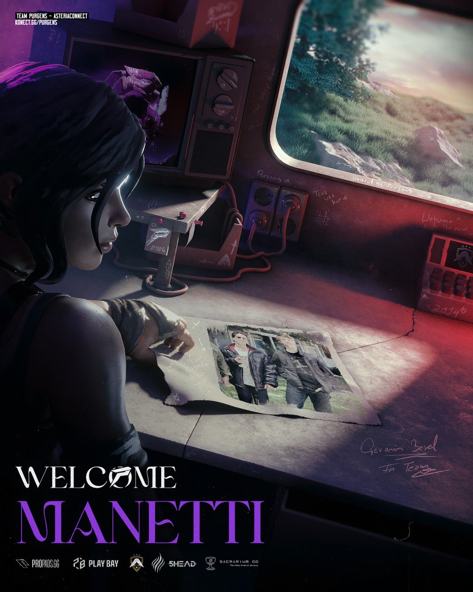 TeamPurgens's tweet image. Herzlich Willkommen🏆   

Heute begrüßen wir @ManettiEU der uns in den nächsten @FNCompetitive Turnieren vertreten wird !

Auf eine tolle Zeit.  
#PurgensLightsUp💫