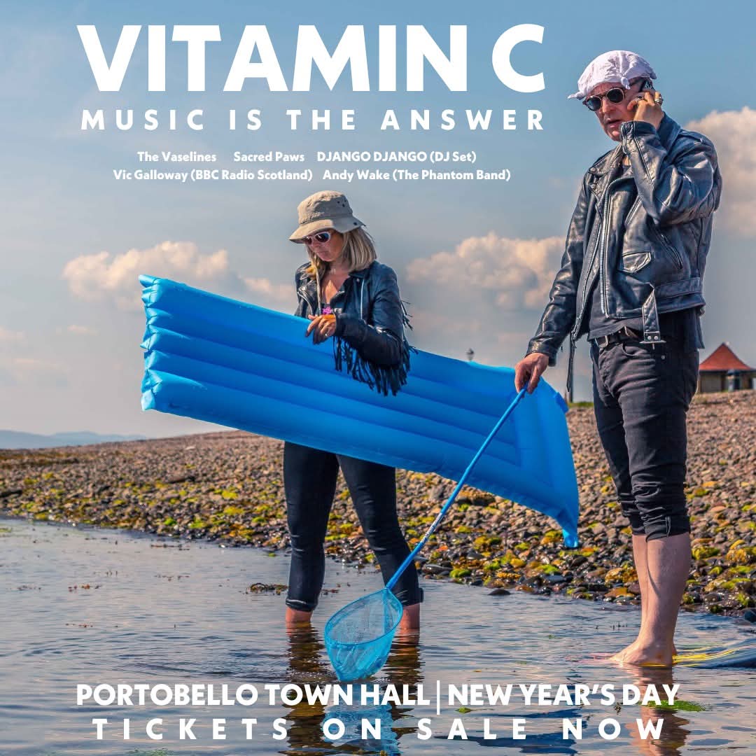 VicGalloway's tweet photo. 🍋 VITAMIN C 🍋 1st January 2025, Portobello Town Hall 🍋 @edhogmanay 

🍋 'Music is the Answer' 
🍋 @the_vaselines LIVE 
🍋 @sacredpawsltd LIVE 
🍋 @thedjangos DJ Set 
🍋 Andy Wake @n0b0daddy &amp; I hosts

🍋 Tickets 🎟 £25 (&amp; bf) https://t.co/RTYNIdRRyt

🍋 See you there pals! 🍋 https://t.co/HxxvI3PqSP
