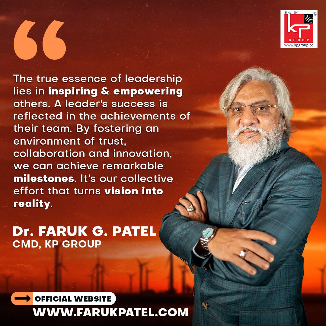 drfarukkp's tweet photo. Golden Words of Wisdom: 
Leadership is About Empowerment. Great things are accomplished not by one, but by the power of a united team.

#Leadership #Inspiration #Empowerment #Innovation #Teamwork #VisionIntoReality #farukpatel #KPGroup https://t.co/qqTB19O3WU