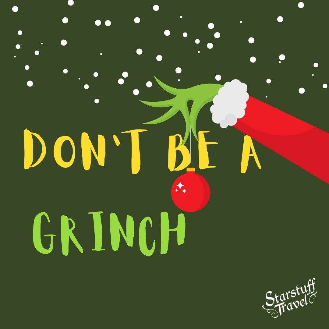 StarstuffTravel's tweet image. Attention all Whos down in Whoville!

Don't be a Grinch this holiday – give gifts that'll make your heart grow three sizes!

Contact us now and let's plan a getaway that'll have your loved ones singing 'Fa-la-la-la-Adventure!' 🎶

#GrinchApproved #HolidayGetaway #TravelMagic