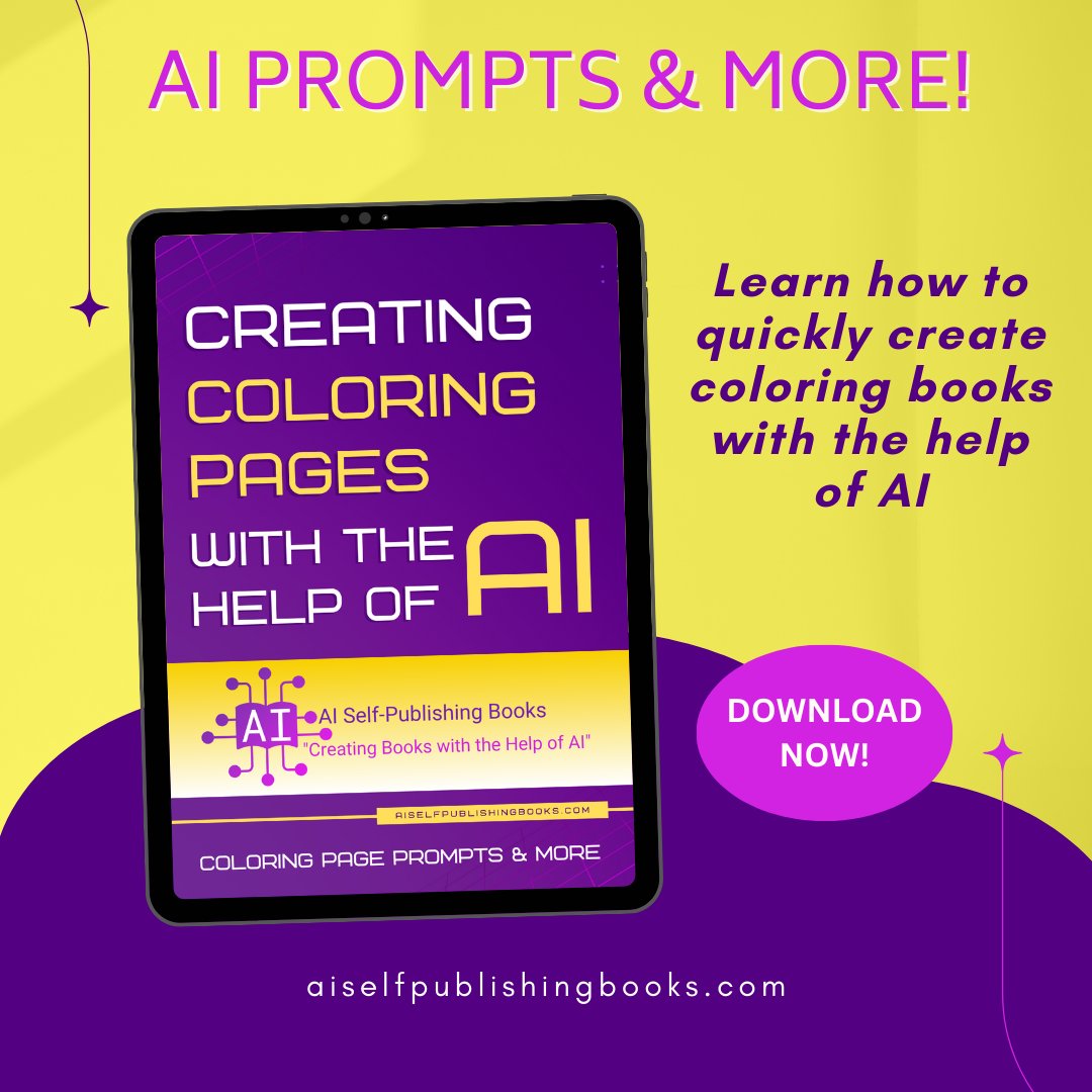 AududuC's tweet photo. 📖 AI: Your Coloring Book Creation Partner! Explore profitable niches and innovative design techniques with our AI guide. Ideal for anyone in the coloring book niche. Check it out: https://t.co/nKSJsTyqHm #aibooks #ColoringBookCreation #AIcoloringpages #aiprompts https://t.co/WcpKASVO52