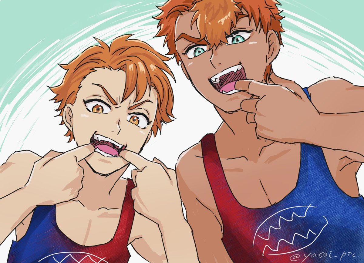 yasai_pic's tweet photo. Two bad kids. https://t.co/rBtIupSIhy