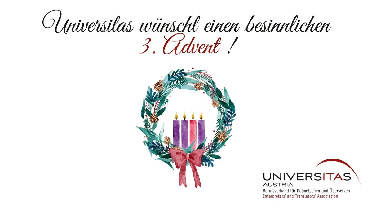 Es wird immer kälter und Weihnachten rückt näher.
Wir wünschen euch einen frohen 3. Advent! 🕯️🕯️🕯️

Welche Pläne habt ihr noch für das restliche Jahr? 

Worauf freut ihr euch am meisten? 

Seid ihr noch mitten in der Arbeit, oder lasst ihr das Jahr schon entspannt ausklingen?🎄🌟