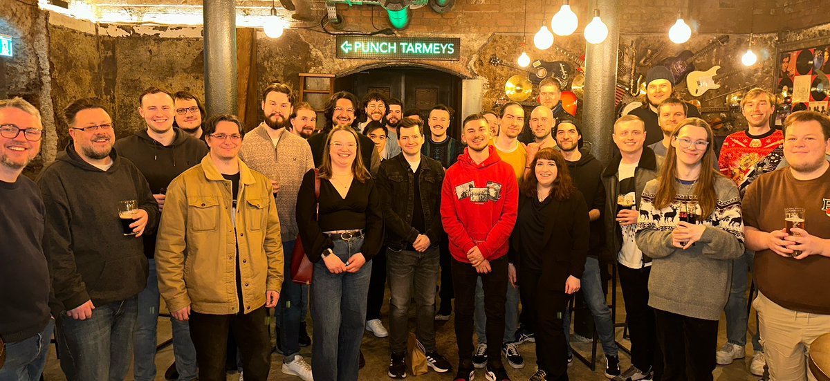 Great Xmas meet up yesterday with Liverpool Game-Dev Network and #Gameaudio Liverpool. Merry Xmas one an all and thank you to those who attended. 

#audio #sounddesign #liverpool