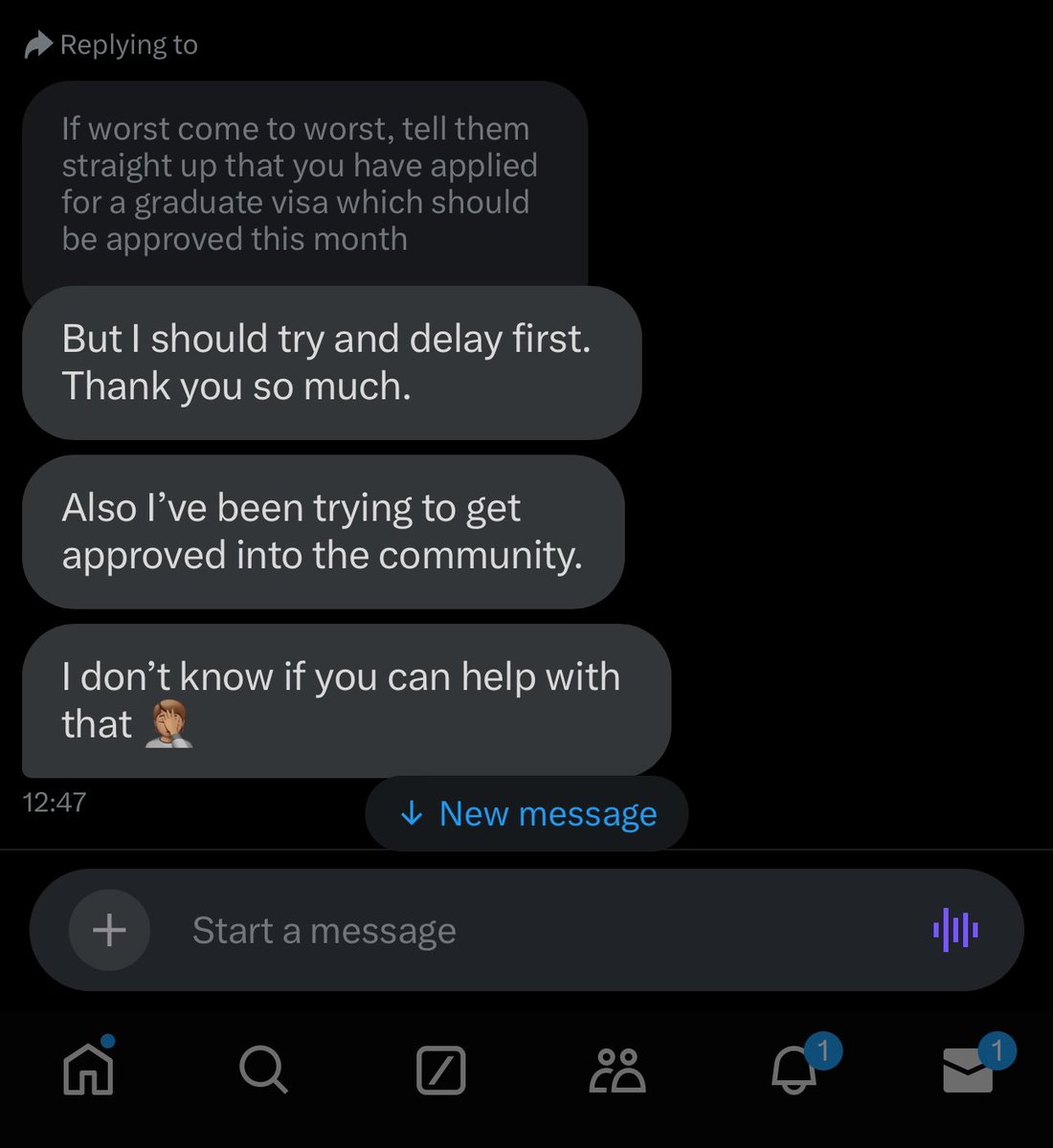Samuel Desh π¬π§ π³π¬ (@samueldesh_) on Twitter photo From the DM!ππ₯
Job offer gotten after using my free tweets. He only sent 5 Applications and secured a job! π
The chat below shows that many more people have lowkey secured roles using this method. Only a few reach out to share successes. π
Mods please help add <a href="/tits4guy/">5 star General</a> to From the DM!ππ₯
Job offer gotten after using my free tweets. He only sent 5 Applications and secured a job! π
The chat below shows that many more people have lowkey secured roles using this method. Only a few reach out to share successes. π
Mods please help add <a href="/tits4guy/">5 star General</a> to