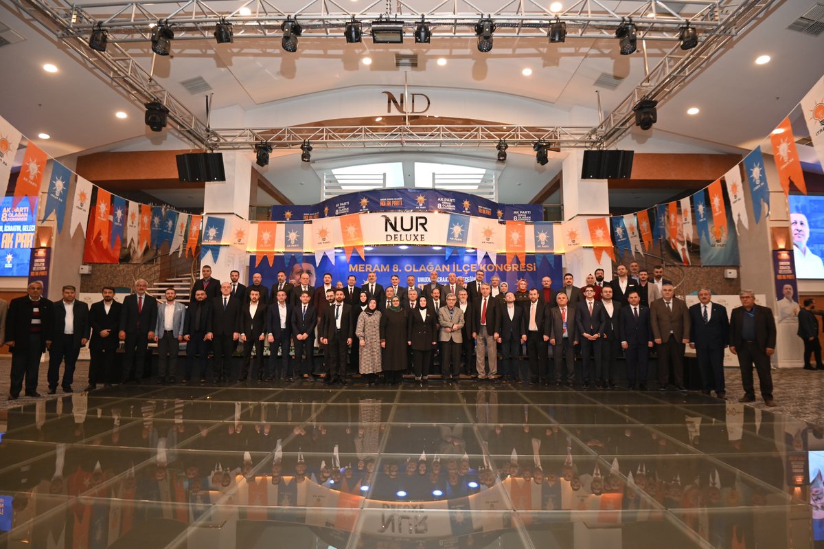 AK Parti Meram İlçe Başkanlığımızın 8. Olağan Kongresi’ne katılım sağladık. 

Kongrede görevi devreden Mustafa Dolular Başkanımıza partimize vermiş olduğu emeklerinden dolayı teşekkür ediyor, görevi devralan Mehmet Munlafalıoğlu Başkanımız ve yönetimine muvaffakiyetler diliyorum.