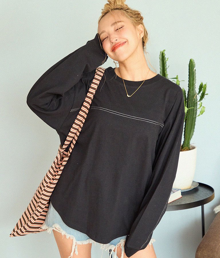 anapmimpi_'s tweet photo. 🏝️商品紹介🏝️

ラウンドヘム 無地 長袖 
ビッグ ロンT Tシャツ

◆購入はこちら
https://t.co/NLjx6ebgdO https://t.co/Lxu0YjKk4F