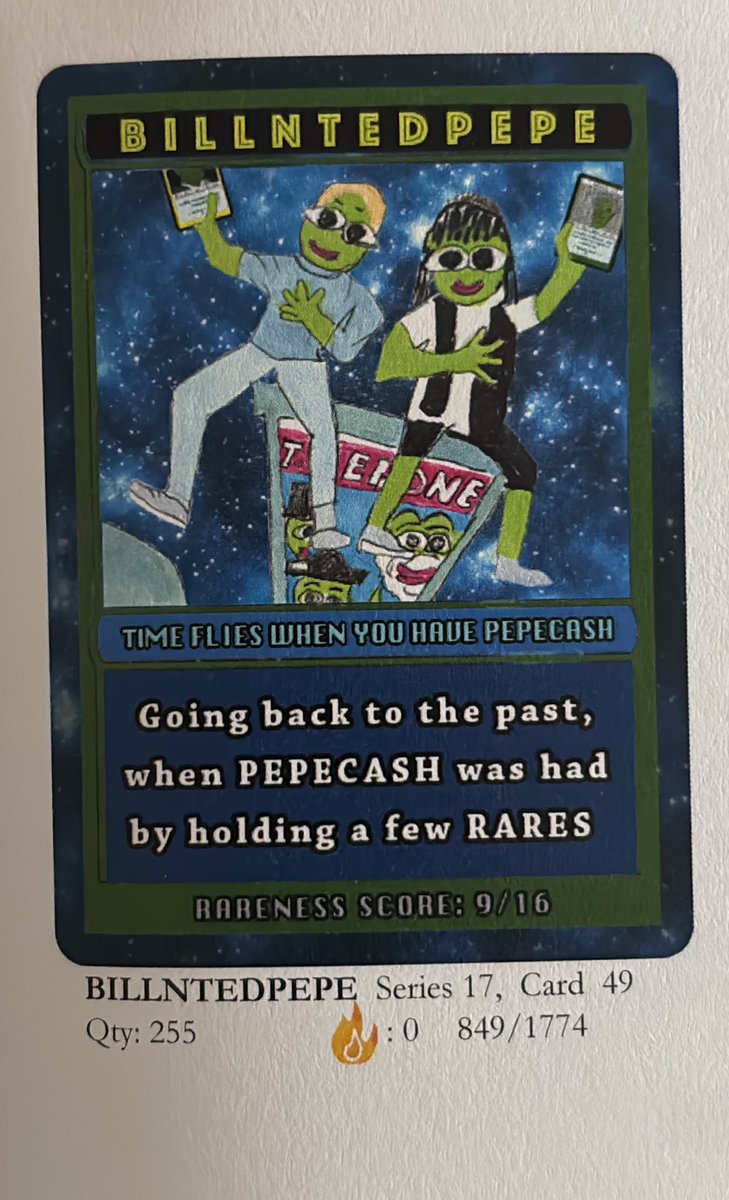 One OG #Rarepepe sometimes #billntedpepe 🐸 #NFT #Bitcoin