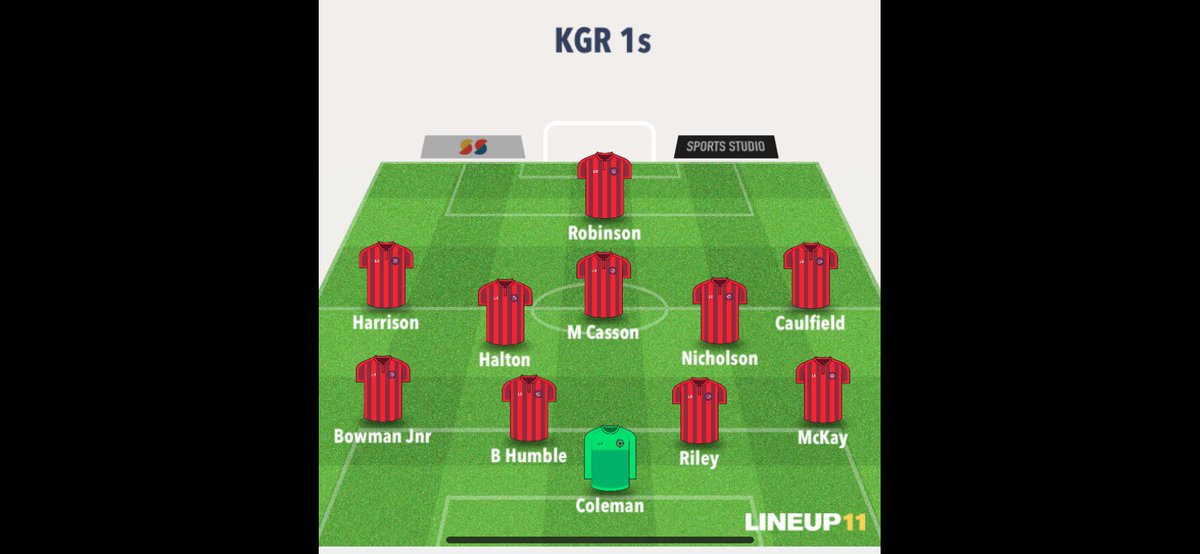 EndmoorKGRFC's tweet photo. Lineup from today’s 0-2 loss v @ApplebyAFC subs Hodgson Grochala Redmayne T Humble T Colloby. Tight game. Conceding on stroke of HT was a killer blow. Created very little which is a credit to Appleby. Debut today for 16 year old Joe Redmayne. Future bright. ❤️🖤💚 @MCFCredmayne https://t.co/P6Td3jxGQm