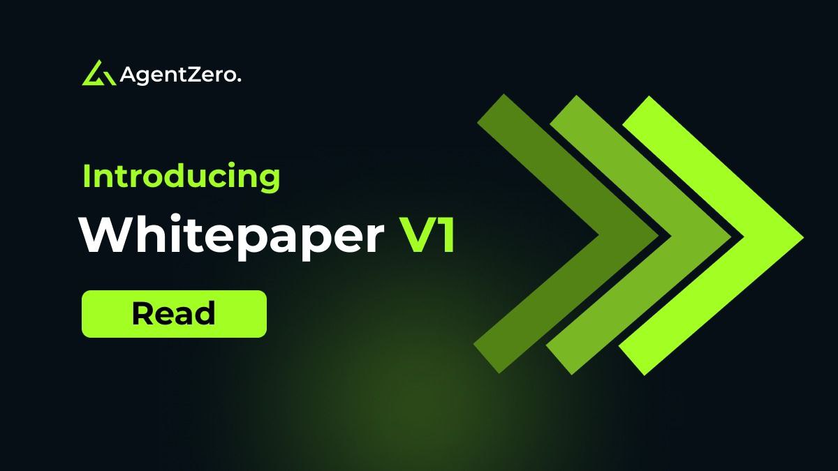 agentzeroai's tweet photo. We have just released our whitepaper

Read whitepaper:
https://t.co/4bYILm3Pnp https://t.co/qphZnOef10
